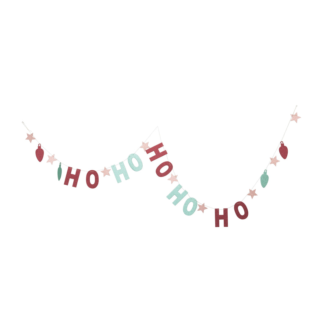 Multi-Colored HoHoHo Garland